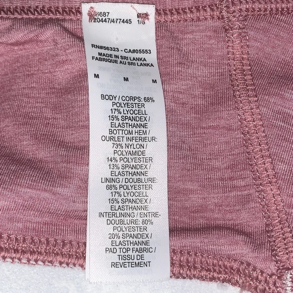 Nike Women Sports Bra MediumPink Wireless Swoosh Lightly Line Racerback Pullover - Picture 3 of 5